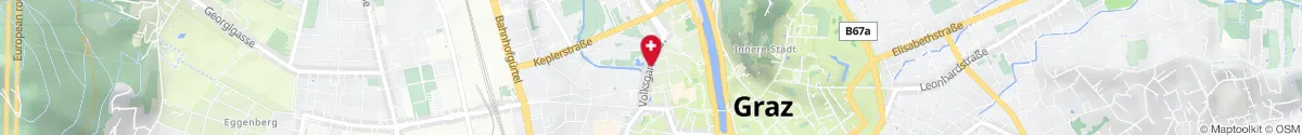 Kartendarstellung des Standorts für Apotheke zur Mariahilf in 8020 Graz